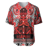 Aotearoa Iwi Ngapuhi Baseball Jersey Maori Wharenui House Tribal Pattern