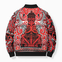 Aotearoa Iwi Ngapuhi Bomber Puffer Jacket Maori Wharenui House Tribal Pattern