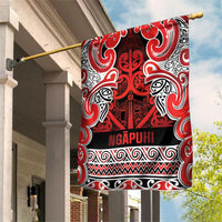 Aotearoa Iwi Ngapuhi Garden Flag Maori Wharenui House Tribal Pattern