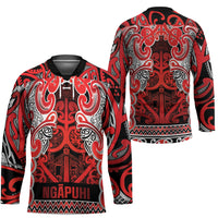 Aotearoa Iwi Ngapuhi Hockey Jersey Maori Wharenui House Tribal Pattern