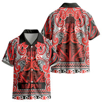 Aotearoa Iwi Ngapuhi Kid Hawaiian Shirt Maori Wharenui House Tribal Pattern