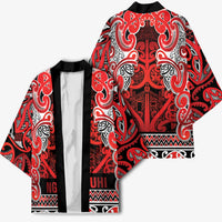 Aotearoa Iwi Ngapuhi Kimono Maori Wharenui House Tribal Pattern
