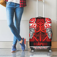 Aotearoa Iwi Ngapuhi Luggage Cover Maori Wharenui House Tribal Pattern