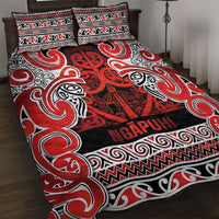 Aotearoa Iwi Ngapuhi Quilt Bed Set Maori Wharenui House Tribal Pattern