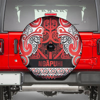 Aotearoa Iwi Ngapuhi Spare Tire Cover Maori Wharenui House Tribal Pattern