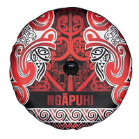 Aotearoa Iwi Ngapuhi Spare Tire Cover Maori Wharenui House Tribal Pattern