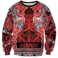 Aotearoa Iwi Ngapuhi Sweatshirt Maori Wharenui House Tribal Pattern