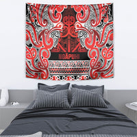 Aotearoa Iwi Ngapuhi Tapestry Maori Wharenui House Tribal Pattern