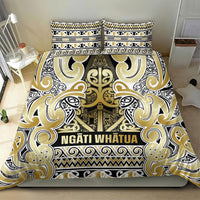 Aotearoa Iwi Ngati Whatua Bedding Set Maori Wharenui House Tribal Pattern