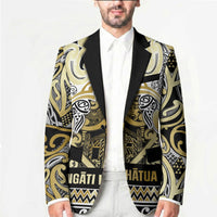 Aotearoa Iwi Ngati Whatua Blazer Maori Wharenui House Tribal Pattern