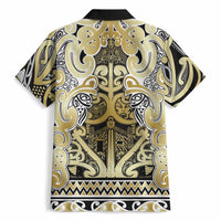 Aotearoa Iwi Ngati Whatua Hawaiian Shirt Maori Wharenui House Tribal Pattern