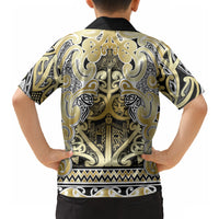 Aotearoa Iwi Ngati Whatua Hawaiian Shirt Maori Wharenui House Tribal Pattern