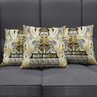 Aotearoa Iwi Ngati Whatua Pillow Cover Maori Wharenui House Tribal Pattern