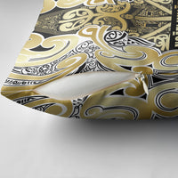 Aotearoa Iwi Ngati Whatua Pillow Cover Maori Wharenui House Tribal Pattern
