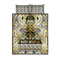 Aotearoa Iwi Ngati Whatua Quilt Bed Set Maori Wharenui House Tribal Pattern
