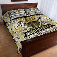 Aotearoa Iwi Ngati Whatua Quilt Bed Set Maori Wharenui House Tribal Pattern