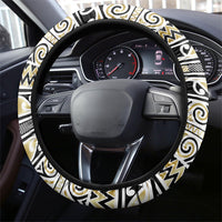 Aotearoa Iwi Ngati Whatua Steering Wheel Cover Maori Wharenui House Tribal Pattern