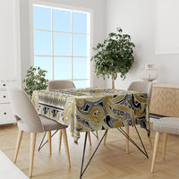 Aotearoa Iwi Ngati Whatua Tablecloth Maori Wharenui House Tribal Pattern