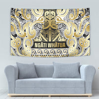 Aotearoa Iwi Ngati Whatua Tapestry Maori Wharenui House Tribal Pattern