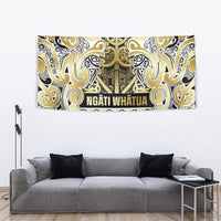 Aotearoa Iwi Ngati Whatua Tapestry Maori Wharenui House Tribal Pattern