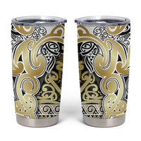 Aotearoa Iwi Ngati Whatua Tumbler Cup Maori Wharenui House Tribal Pattern