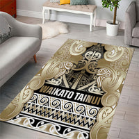 Aotearoa Iwi Waikato Tainui Area Rug Maori Wharenui House Tribal Pattern
