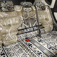 Aotearoa Iwi Waikato Tainui Back Car Seat Cover Maori Wharenui House Tribal Pattern