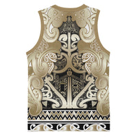Aotearoa Iwi Waikato Tainui Basketball Jersey Maori Wharenui House Tribal Pattern