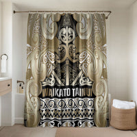 Aotearoa Iwi Waikato Tainui Bathroom Set Maori Wharenui House Tribal Pattern