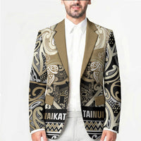 Aotearoa Iwi Waikato Tainui Blazer Maori Wharenui House Tribal Pattern