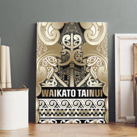 Aotearoa Iwi Waikato Tainui Canvas Wall Art Maori Wharenui House Tribal Pattern