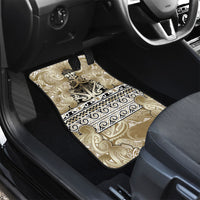Aotearoa Iwi Waikato Tainui Car Mats Maori Wharenui House Tribal Pattern