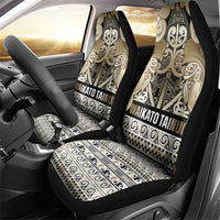 Aotearoa Iwi Waikato Tainui Car Seat Cover Maori Wharenui House Tribal Pattern