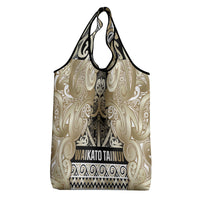 Aotearoa Iwi Waikato Tainui Grocery Bag Maori Wharenui House Tribal Pattern