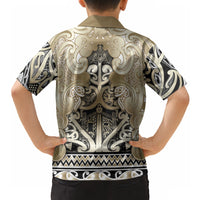 Aotearoa Iwi Waikato Tainui Hawaiian Shirt Maori Wharenui House Tribal Pattern