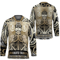 Aotearoa Iwi Waikato Tainui Hockey Jersey Maori Wharenui House Tribal Pattern