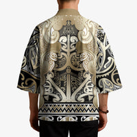 Aotearoa Iwi Waikato Tainui Kimono Maori Wharenui House Tribal Pattern