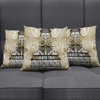Aotearoa Iwi Waikato Tainui Pillow Cover Maori Wharenui House Tribal Pattern