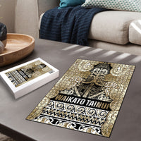 Aotearoa Iwi Waikato Tainui Puzzle Maori Wharenui House Tribal Pattern