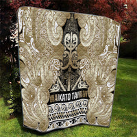 Aotearoa Iwi Waikato Tainui Quilt Maori Wharenui House Tribal Pattern