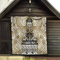 Aotearoa Iwi Waikato Tainui Quilt Maori Wharenui House Tribal Pattern