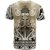 Aotearoa Iwi Waikato Tainui T Shirt Maori Wharenui House Tribal Pattern