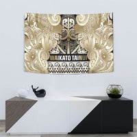 Aotearoa Iwi Waikato Tainui Tapestry Maori Wharenui House Tribal Pattern