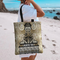 Aotearoa Iwi Waikato Tainui Tote Bag Maori Wharenui House Tribal Pattern