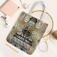 Aotearoa Iwi Waikato Tainui Tote Bag Maori Wharenui House Tribal Pattern