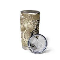 Aotearoa Iwi Waikato Tainui Tumbler Cup Maori Wharenui House Tribal Pattern