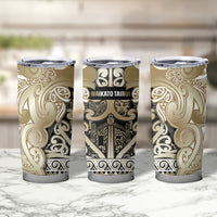 Aotearoa Iwi Waikato Tainui Tumbler Cup Maori Wharenui House Tribal Pattern