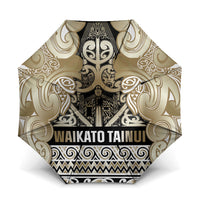 Aotearoa Iwi Waikato Tainui Umbrella Maori Wharenui House Tribal Pattern