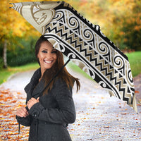 Aotearoa Iwi Waikato Tainui Umbrella Maori Wharenui House Tribal Pattern