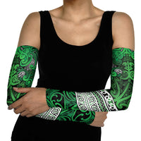 Aotearoa Iwi Ngati Maniapoto Arm Sleeves Maori Wharenui House Tribal Pattern